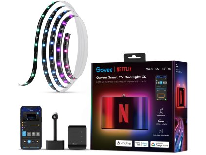 Govee H6098 Envisual TV Backlight Netflix Co-branding Version LED podsvícení pro 55-65" TV, RGBIC, Wi-Fi+Bluetooth