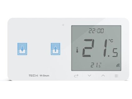 przewodowy regulator pokojowy z wcznikiem rolet biay wzr02ml tech sterowniki b7417d3747d21