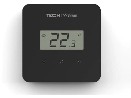przewodowy regulator pokojowy sinum czarny rs2 tech sterowniki d79211a1f96f4
