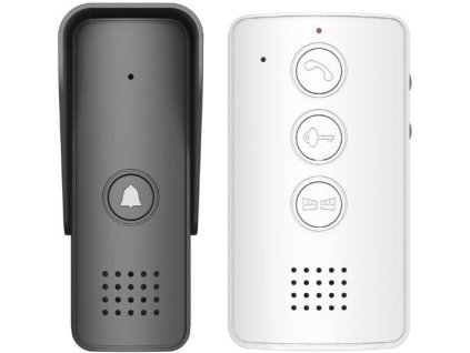 Bílý vstupní telefon EURA ADP-09A3 s hlasitým odposlechem