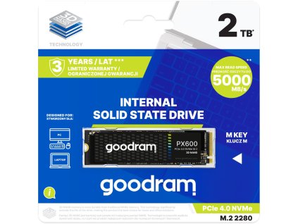 GOODRAM SSD PX600 2TB M.2 PCIe 4x4 NVMe 2280