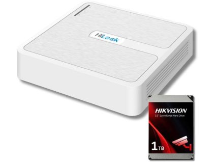 Hilook IP rekordér NVR-104H-D/4P 1TB 4-kanálový HDD 4x PoE