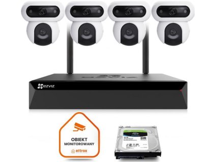 zestaw do monitoringu wifi ezviz 4x h90 4mp 4mp 8c42652de47de