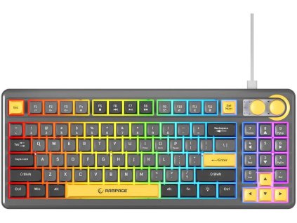 klawiatura przewodowa rampage cyclone knob rgb 90 bdd80fa819d9a