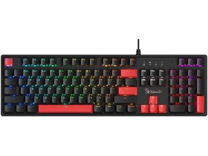 klawiatura mechaniczna a4tech bloody s520n fire black blms red plus switch 41efd5aac4b30