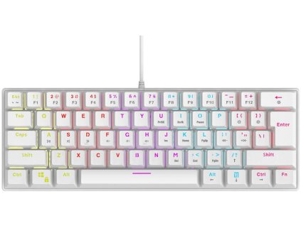 klawiatura przewodowa rampage plower k60 biay d3b8b652cc539