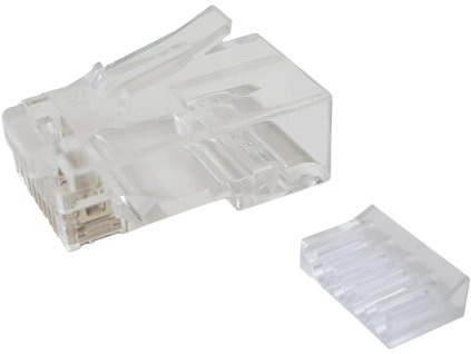 wtyk sieciowy konektor solarix rj45 cat6 utp krj456sld 100szt c3cddf37449fe