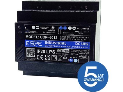 zasilacz impulsowy buforowy na szyn din espe udp6012 12 v 60 w 5 a cbe3a134b398b