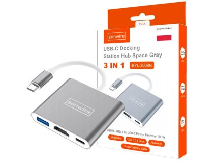 adapter przejciwka zenwire 3w1 mhl hub usb c hdmi 4k byl2008n 3cfd43bc3af10