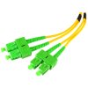 patchcord swiatlowodowy sm 1m duplex 9 125 sc apc sc apc 3mm 1