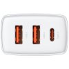 adowarka sieciowa baseus compact quick charger ccxje02 30w 2x usba 1x usbc pd 30 qc 30 biaa d2975821af02b