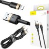 kabel usba lightning iphone baseus cafule calklfbv1 100cm apple 24a czarnozoty w oplocie 9672acf84fcd6