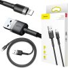 kabel usba lightning iphone baseus cafule calklfag1 50cm apple 24a czarnoszary w oplocie 77eb530e2fb4d