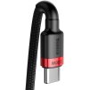 kabel usbc usbc baseus cafule catklfal91 200cm 100w 5a pd 20 qc 30 czarny w oplocie ed7774d5e72a2