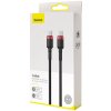 kabel usbc usbc baseus cafule catklfal91 200cm 100w 5a pd 20 qc 30 czarny w oplocie aea8dffed2000