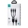 kabel 3w1 usba usbc microusb lightning joyroom s1t3018a18 30cm 35a w oplocie czarny 36dad04f5478a