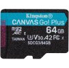 karta pamici kingston canvas go plus microsd 64gb 17070mbs adapter 19a7a4c876423