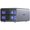 Unitek RAID kryt pro SATA 2,5'/3,5'' disk 4 režimy 40TB USB C 10Gb/s