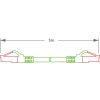 patchcord skrtka getfort cat6a sftp lsoh 5m zielony d236238030309