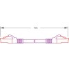 PATCHCORD GETFORT CAT.6A S/FTP LSOH kabel 1m fialový