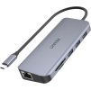 Unitek USB hub USB-C 3xUSB 3.1 PD HDMI SD VGA RJ45
