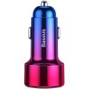 Baseus Magic Series PPS USB-C/USB-A 45W nabíječka do auta růžová/modrá