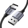 Ugreen US288 USB-A / USB-C QC 3.0 3A 2m kabel - šedý