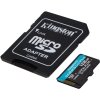 128GB paměťová karta microSD Kingston CanvasGo! Plus 200MB/s A2 U3 V30 + adaptér