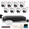 DAHUA IP Surveillance Kit 8 venkovních kamer WizColor 2K 30m