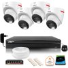 DAHUA IP Surveillance Kit 4 venkovní kamery WizColor 2K 30m