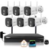 Sada 6 aktivních IR LED kamer Dahua IP s rozlišením 3MPx WI-FI a dosahem až 30 m