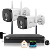 Sada 2 aktivních IR LED kamer Dahua IP s rozlišením 3MPx WI-FI a dosahem až 30 m
