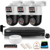 Sada 3 2MP+2MP PTZ kamer Dahua pro IP dohled s 1TB HDD