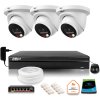 Dahua IP dohledová sada 8mpx 4K 3 kamery IPC-HDW2849TM-S-IL s 1TB diskem
