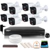 Dahua IP dohledová sada 2MPx 8 venkovních kamer Smart Dual Light IR LED 30m