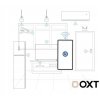 Modul relé OXT 1 obvod měření 16A ZigBee TUYA