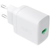 Greencell PowerSource Solo30 30W 1xUSB-C PD 3.0 QC 4.0+ síťová nabíječka bílá