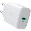 Greencell PowerSource Solo30 30W 1xUSB-C PD 3.0 QC 4.0+ síťová nabíječka bílá