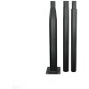 BEMKO skládací světelný stožár 3 m 160×160 mm fi 60 mm černý