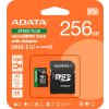 Paměťová karta Adata microSD Speed Plus 256GB UHS1 U3 V30 A2 180/160 MB/s
