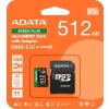 Paměťová karta Adata microSD Speed Plus 512GB UHS1 U3 V30 A2 180/160 MB/s