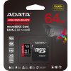 adata karta microsd high endurance 64gb uhs1 u3 v30 a2 10080mbs adapter 64a4c675f0634