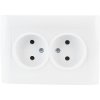 Dvojitá zásuvka VCX LC 14 Bílá