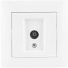 TV zásuvka VCX LC 43 Bílá