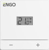 ENGO Controls EASY-BATW - regulátor teploty, bateriový, bílý, denní, pro povrchovou montáž