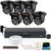 SADA 6 černých IP kamer Dahua 8mpx IPC-HDW2849TM-S-IL-BLACK + HDD 1TB