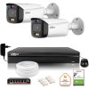 Dahua TIOC IP Surveillance Kit 5mpx 2K 2 kamery IPC-HFW3849T1-AS-PV-0280B-S5 DVR s diskovou jednotkou pro nepřetržitý provoz