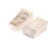 wtyk sieciowy getfort rj45 cat6 8p8c ekranowany z prowadnic 100szt 20c999120171e