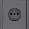 gniazdo pojedyncze z uziemieniem szare wesa cc tr 13x db471694c65a2