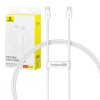 91787 8 kabel szybkiego ladowania usb c do usb c baseus superior 2 100w 1m bialy